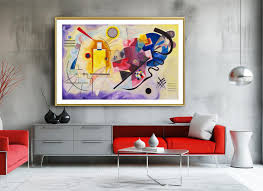Yellow, Red and Blue by Wassily Kandinsky Fine Art Print - Abstract Art   Gift Idea  Wall Decor - Etsy UK
