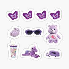 purple y2k aesthetic sticker by 2000strends aesthetic stickers y2k stickers purple y2k aesthetic