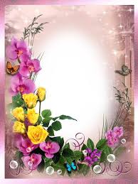 Frames For Photoshop In The World Of Flowers Flower Picture Frames Photo Frame Design Birthday Photo Frame