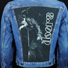 The Doors Jim Morrison Jacket Levis Denim Vtg Made Usa Jean Etsy Usa Jeans Levis Denim Jackets
