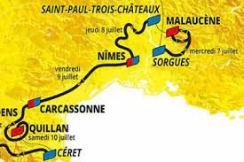 The 2021 tour de france will return to brittany for 4 stages, starting in brest. 13e Etape 13 Nimes Carcassonne Detail Trace Profil Horaires Tdf