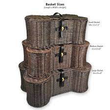 Longaberger dog treats basket with woodcrafts bone lid. Dii Bone Dry Small Wicker Like Bone Shape Storage Basket 17 75x11x7 5 Pet Organizer Bin For Home Decor Pet Toy Blankets Leashes And Food Walmart Com Walmart Com