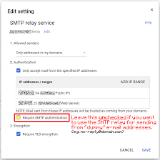 Allowing internal smtp relay via the frontend transport service. Error Sending Mail Through Gmail Smtp Relay Stack Overflow