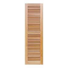 Southern Shutter 2 Pack Raw Cedar Louvered Wood Exterior Shutters Common 15 In X 72 In Actual 15 In X 72 In E Shutters Exterior Louvered Shutters Shutters
