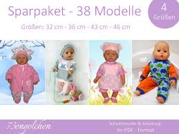 Ob taschen, beutel, kindersachen oder hübsche wohnaccessoires, hier findest du garantiert dein neues lieblingsteil. Schnittmuster Und Nahanleitung 38 Puppenmodelle Puppen 4 Grossen