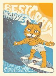 Gigposters Com Best Coast Wavves No Joy Punk Poster Poster Poster Art