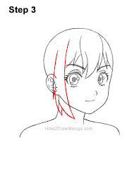 Art inspo bel art art mignon arte sketchbook cute art styles art anime art et illustration art design sketch design. How To Draw A Manga Girl With Short Hair 3 4 View Step By Step Pictures How 2 Draw Manga