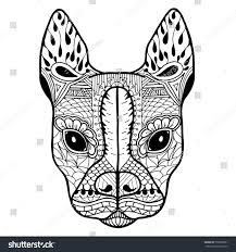 Find & download free graphic resources for boston terrier. Boston Terrier Or French Bulldog Blank Adult Royalty Free Stock Vector 550099891 Avopix Com