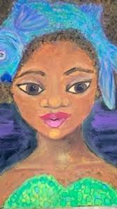 Of course a mermaid wears a fish hat. #mermaid #watercolor #mermaidlife  @kmslange