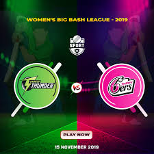 Search more high quality free transparent png images on pngkey.com and share it with your friends. Sydney Thunder Women Vs Sydney Sixers Women By Sport 11 Medium