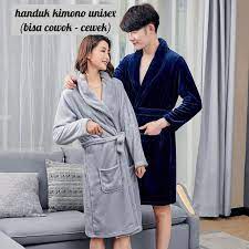 Belanja online aman dan nyaman di toko online lan's kimono handuk, rancaekek, kab. Kimono Handuk Baju Handuk Pasangan Couple Bathrobe Premium Mewah Shopee Indonesia