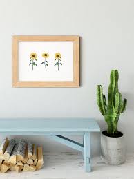 Minimal Sonnenblumen Illustration Schlafzimmer Wand Deko Galerie Wand Bild Kinderzimmer Wand Deko Studenten Zimmer Deko Bild Geschenk In 2020 Dekor Retro Dekoration Minimalistisches Design