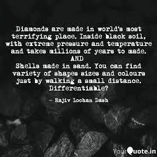 A diamond is a mineral, and you can call it a mineral, but jewelry diamonds are also usually single crystals, so they are not even aggragates. Diamonds Are Made In Worl Quotes Writings By Rajiv Dash Yourquote