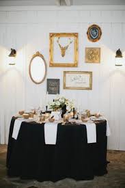 Black And Gold Tablecloth Black And Gold Wedding Inspiration From Kristyn Hogan Black Gold Wedding Gold Table Setting Gold Wedding Inspiration