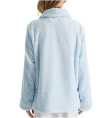 Womens esmara fleece zip up cardigan jacket with pockets size 8/10 12/14/16/18. La Cera 100 Polyester Honeycomb Fleece Bed Jacket 8825 La Cera Sleepwear