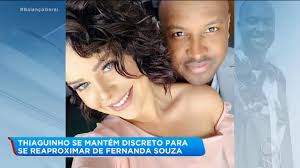 E como eu não dou moleza para os convidados, ela já chegou participando do desafio de torta na cara. Thiaguinho Esta Tentando Se Reaproximar De Atriz Fernanda Souza Recordtv R7 Balanco Geral