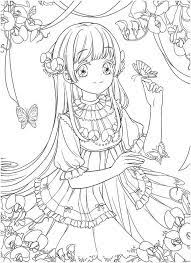 Maybe you would like to learn more about one of these? Download Tatacat Flower Fairy Dress Coloring Book Pdf Printable Hd Cute Coloring Pages Anime Lineart Coloring Book Art