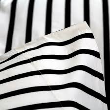 Black And White Striped Sheet Set Full Organic Noir Stripe Queen Sheet Set The Land Of Nod Striped Sheets Kids Sheet Sets Kids Sheets