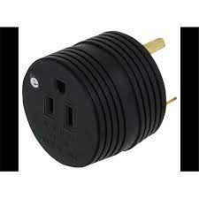 Travel adapters allow you to safely plug your electronics into foreign outlets regardless of plug prong shape or voltage. A103015ard 30a 15a Mighty Cord Rv Power Cord Adapter Plug Walmart Canada