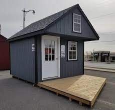 Learn the basics of shed roof building to construct your shed roof easily and without problems. 10 X 10 Lakeside Bunkie Loft Backyard Cabin Backyard House Shed With Loft