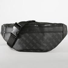 49,00 eur de frais de livraison. Guess Sac Banane Hm6532pol84 Noir Gris Anthracite Laboutiqueofficielle Com