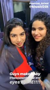 Janhvi kapoor hosted an ama session on instagram and answered everything from her favourite show to diet routine! Janhvi Kapoor Dolls Up Baby Sister Khushi In Latest Insta Story Masala Com