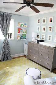 Crisp And Clean Little Boy S Eclectic Blue And Yellow Nursery Project Nursery Baby Boy Room Colors Baby Boy Nursery Colors Boys Room Colors