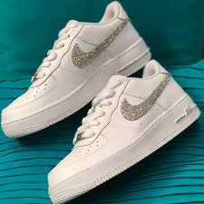Nike Shoes Brand New Custom Nike Air Force 1 Sz 7 Color White Size Vario Trending Shoes Nike Air Shoes Nike Shoes Air Force