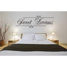 With an array of cool color block and abstract patterns on deck, you can customize your. Sweet Dreams Wall Art Vinyl Decal Decor Bedroom Girls Home Lettering Quote Walmart Com Walmart Com