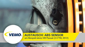 Wie Abs Sensor Wechseln Am Vw Passat Vemo V10 72 1056 Youtube