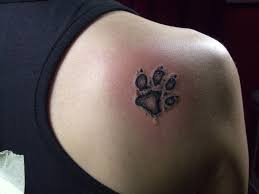Dog Paw Tatoos Nothing To Show But This Brand New Tattoo St Simons Island Wedding Tattoos Pawprint Tattoo Tattoos For Women