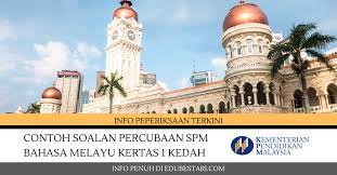 Murid tingkatan 5 akan menghadapi peperiksaan spm dari 14 sehingga 17 oktober 2019 untuk fasa 1. Contoh Soalan Percubaan Spm Bahasa Melayu Kertas 1 Kedah Edu Bestari