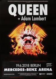 Sting & peter gabriel, rock : Queen Adam Lambert Koln 2018 Konzertplakat 22 90
