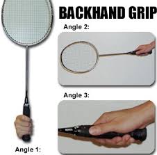 Cara Memegang Raket Backhand Grip Badminton Raket Olahraga Badminton