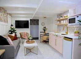 Basement apartments are great for homeowners who need a totally separate living area for any a big part of designing a beautiful basement apartment is choosing beautiful materials that will not. Jeffrey Court Challenge Us Interior Design Fynes Designs