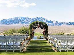 Outdoor Ceremony Decor Events By Paiute Golf Resort Las Vegas Weddings Nevada Wedding Venues 8 Nevada Wedding Venues Las Vegas Wedding Venue Las Vegas Weddings