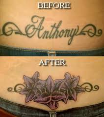 Again, cover up tattoos don't actually cover anything, the old ink is still in your skin. 55 Cover Up Tattoos Impressive Before After Photos Cover Up Tattoos Cover Up Name Tattoos Cover Tattoo