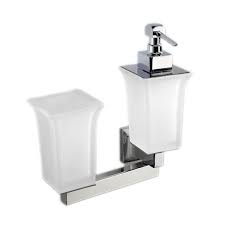 Read customer reviews of unique wall mounted soap dispensers ideas and compare prices of modern and contemporary bathroom fixtures. Gorgeous High End Luxurious Modern Wall Mounted Soap Dispenser With Toothbrush Ho Wall Mounted Soap Dispenser Bathroom Accessories Sets Bathroom Decor Pictures