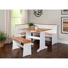 See more ideas about corner cabinet dining room, cabinet dining room, corner cabinet. Linon Ardmore Wood Breakfast Nook Dining Set In White Walmart Canada