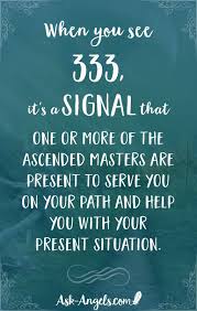 Angel number 333 spiritual meaning + symbolism. The 333 Meaning What Does Angel Number 333 Mean Numerology Numerology Life Path Ascended Masters