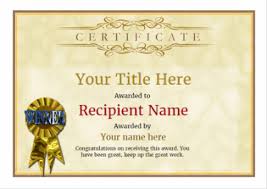 The download link for these gift certificate templates may be hard to spot. Free Certificate Templates For Any Subject Or Use
