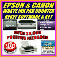 The driver work on windows 10, windows 8.1, windows 8, windows 7, windows vista, windows xp. Epson All Printer Models Waste Ink Pad Counter Reset Inc Wic Key Fast Delivery Ebay