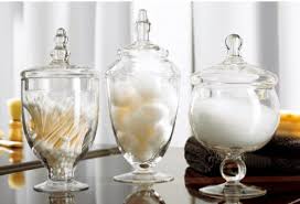 Wide mouth glass honey and jam jar with lid glass spice jar and glass honey jars further processing ever shine. 3 Piece Set Clear Glass Apothecary Jars A Thrifty Mom Recipes Crafts Diy And More