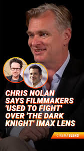Christopher Nolan reveals filmmakers like Zack Snyder and J.J. Abrams “used  to fight” over borrowing “The Dark Knight” IMAX lens., #christophernolan  #thedarkknight #imax #zacksnyder #jjabrams ...
