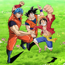 ¿qué ocurre si metes a goku, naruto y luffy en el mismo universo? Toriko Collaboration Specials Toriko X One Piece X Dbz Toriko Wiki Fandom