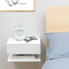 Diy bedside tables from ikea flekke backrest and extension units. 21 Diy Floating Nightstands Floating Shelf Nightstand Ideas