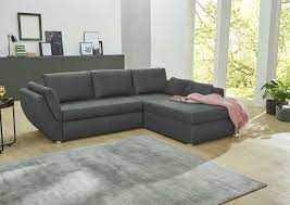 Wohnlandschaft Mit Funktion Taifun Dunkelgrau 270cm Breit Polstergarnituren Ecksofas Haus Deko Dunkelgraues Sofa