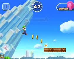 Luigi jumps a little higher and for a longer distance than his brother . Super Mario Run 101 How To Unlock Luigi Yoshi Toadette Princess Peach Smartphones Gadget Hacks