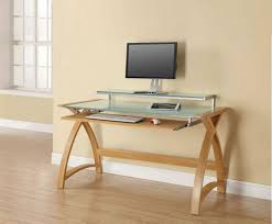 Oak Home Office Study Computer Desk With Sliding Keyboard Tray Home Office Computer Desk Desk With Keyboard Tray Glass Computer Desks