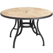 Grosfillex Us527102 Louisiana 48 Toscana And Charcoal Round Resin Pedestal Table With Umbrella Hole In 2020 Pedestal Table Outdoor Tables Outdoor Dining Area